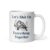 Caneca Couples Two Love Birds 325 ml Cerâmica Branca Let’s Shit On Everything Together Sarcástico Relacionamento Humor