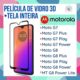 Capa Anti Impacto Transparente + Pelicula de Vidro 3D Full Cover para MOTOROLA G7 Play Moto E22 Moto E7 Plus Moto E7 Power Moto E6 Plus Moto E5 Plus Moto G100 Moto G60 Moto G22 Moto G9 Plus Moto G9 Power Moto G9 Play Moto G8 Power Lite Moto G8 PoweR
