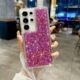 Capa Bling para Samsung Galaxy S25 S24 Plus Ultra S23 S21 FE S22 A52 A26 A54 A35 A33 A24 A55 A56 A15, Roxa, para Galaxy A14
