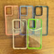 Capa Case Transparente 3 em 1 Xiaomi redmi Note 13 4G/Note 13 5G/Redmi 13 4G/Note 13 Pro 4G/Note 13 Pro 5G/ Note 13 Pro Plus/POCO C55/ POCO C65/ POCO X6 PRO Capinha Protetora Silicone Aveludada anti-impacto