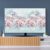 Capa de TV 32-80 polegadas protetor de tela para TV LCD LED capas de poeira arte europeia decoração de sala de estar para pendurar em casa desktop curvo monitor universal – padrão 1||55 polegadas (130
