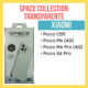 Capa Original Space Collection Transparente Para Xiaomi Poco C55 / Poco M6 (4G) / Poco M6 Pro (4G) / Poco X6 Pro (CF25)