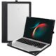 Capa para laptop compatível com Samsung Galaxy Book 4/3 Pro Galaxy Book 5/4/3 Pro 360 Galaxy Book 4/3 40.6 cm capa rígida de couro ultra PU acessório