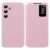 Capa para Samsung A16 com tela pequena inteligente, capa carteira S-View, para Samsung Galaxy A16 5G, capa de janela inteligente, capa protetora de couro flip Smart View rosa