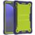 Capa para tablet Samsung Galaxy Tab S10 Lite de 10,9 polegadas – Capa protetora de silicone à prova de choque com suporte, estilo comercial resistente a quedas (azul + amarelo)