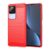 Capa Para Xiaomi Poco F4 (Tela 6.67) Carbon Fiber Leve Fina Maleável (Vermelho)