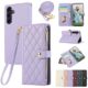 Capa tipo bolsa transversal para Samsung Galaxy A71 A72 A73 A13 A23 A33 A53 A14 A24 A34 A54 A15 A25 A35 A55 A06 A16 A26 A36 A56 A07 A17, roxa, para Galaxy A51 4G