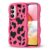 CASBST Capa de telefone compatível com Galaxy A14 5G para mulheres e meninas, moldura ondulada encaracolada com estampa fofa, capa de telefone à prova de choque de silicone macio e estética para