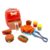 Conjunto de Brinquedo Air Fryer Infantil com Luzes, Acessórios, Cozinha de Brinquedo