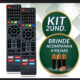 Controle Remoto Tv Philco Smart Teclas Netflix e Youtube Linha PTV32 40 43 50 55 60 Polegadas