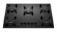 Cooktop 5 Bocas Preto com Mesa de Vidro Atlas U Top Bivolt