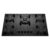 Cooktop 5 Bocas Preto com Mesa de Vidro e Tripla Chama Atlas U Top Bivolt