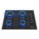 Cooktop a Gás, 4 Bocas, Mondial, Preto/Inox, Bivolt – CTG-01