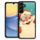DAIZAG Capa compatível com Samsung Galaxy A15, Natal – Papai Noel feliz antiqueda à prova de arranhões padrão personalizado capa protetora