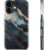 DEENAKIN Capa para iPhone 17 – Compatível com carregamento sem fio – Capa rígida de camada dupla e capa de silicone – Capa protetora à prova de choque com designs bonitos da moda para mulheres – fluxo