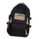 Deevoka Mulheres mochila bookbag casual bolsos laterais bonito mochila escolar saco de viagem para adolescentes do sexo feminino estudantes adolescente, preto