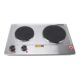 Diydeg Cooktop Elétrico, Fogão Elétrico de Queimador Duplo de 1500 W e 1000 W Com Controle Preciso de Temperatura, Placa de Aquecimento Elétrica de Bancada de Aquecimento Eficiente