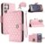 Dswteny Capa carteira para Samsung Galaxy S25 Ultra 5G com alça de ombro de pulso, padrão Argyle PU couro flip porta-cartão capa para celular para S25Ultra 25S S 25 25Ultra 6.9 2025 meninas mulheres