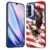 EFGWSDER Capa para Galaxy A17 5G, capa protetora de borracha TPU flexível com absorção de choque para Samsung Galaxy A17 5G 6,7 polegadas 2025, águia careca na bandeira americana
