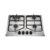 Electrolux Cooktop 4 Bocas a Gás Electrolux Inox Experience Multi Chama e Grade Ferro Fundido (KE4XC) Bivolt