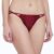 Enamor Cuecas de biquíni femininas lisas, Roxo, vermelho, 3