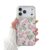 EYZUTAK Capa magnética para iPhone Air, capa de flor compatível com MagSafe, bonita floral elegante e estética capa protetora fina transparente antiamarelamento para meninas e mulheres – rosa Sakura