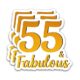 Fabulous Birthday Stickers (55 & Fabulous)