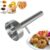 Falafel Maker Press Donut Shape (com furo) Aço inoxidável Qualidade Premium Ferramenta de cozinha profissional Oriente Médio Meatball molde colher 2,3 polegadas (5,5 cm) diâmetro (1)
