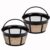 Filtro de café reutilizável para cafeteiras Mr.Coffee, 10 a 12 xícaras, substituição de cesta de filtro de malha de aço inoxidável, lavável e seguro para lava-louças, alternativa de filtro de papel