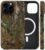 flewfun Capa magnética para iPhone 12 Pro Max, capa de telefone camuflada florestal, à prova de choque, fina, macia de TPU e policarbonato rígido, compatível com proteção MagSafe, projetada para