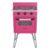 Fogao a Gas Gemini 2 Q Vetro Pink Gás Glp