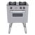 FOGAO A GAS MINI COOK 2 Q INOX GAS GLP