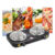 Fogão Fogareiro 2 Bocas Elétrico 2000w Fogão Cooktop Portátil
