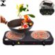 Fogão Fogareiro Portátil Cooktop Duas Bocas 127v Fogão Por Indução Economia De Energia E Praticidade