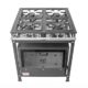 Fogão Industrial 4 Bocas 2 Simples a Gás Baixa Pressão MR Fogões com Forno P5