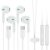 Fones de ouvido USB C com fio para iPhone 16e/16 Pro Max/16 Pro/16 Plus/16/15, Android Type C Hi-Fi, fones de ouvido estéreo com microfone e controle de volume para Samsung Galaxy S25 Edge/S24 FE