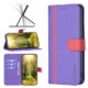 For Motorola Moto G22 BF13 Color Matching Cross Texture Leather Phone Case