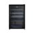 Frigobar Expositor Vertical HQ Vidro Duplo 130 Litros Preto HQ-130FBPVL (220v)