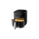 Fritadeira Elétrica Air Fryer Digital, 5 Litros, Preta, 1350W, Display LED, Controle de Temperatura 80-200°C, Timer 60 Min, Cesto Antiaderente Removível, 220V