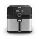 Fritadeira Sem Óleo Arno Air Fryer Mega Digital 7,5L AFD7, 1700W, Inox e Preta, Painel Touch, 8 Funções, Antiaderente, 110V