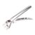 Generic Pinça antiescaldante e antiescaldante, utensílio de cozinha para Air Fryer Retriever com alça de tigela (prata)