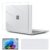 G JGOO Capa transparente para laptop Microsoft Surface de 13 polegadas 2025 modelo 2095, Windows 11 Touchscreen Copilot+ PC, capa protetora de plástico rígido + capa de teclado + protetor de tela