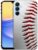 GlamCase Capa para Samsung Galaxy A15 5G, capa para Samsung A15 – design de beisebol impresso bonito fino e elegante plástico rígido designer capa traseira para celular Samsung A15 5G e 4G branca