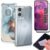 [GL CASES] KIT Capa Capinha Case Motorola Moto G24 Slim Clear Anti Impacto Reforçada Silicone Transparente Flexível Anti Choque + Pelicula Motorola Moto G24 De Vidro 3D Cobertura Total
