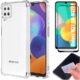 [GL CASES] KIT Capa Capinha Case Samsung Galaxy M32 4G Slim Clear Anti Impacto Reforçada Silicone Transparente Flexível Anti Choque + Pelicula Samsung Galaxy M32 4G De Vidro 3D Cobertura Total