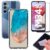 [GL CASES] KIT Capa Capinha Case Samsung Galaxy M34 Slim Clear Anti Impacto Reforçada Silicone Transparente Flexível Anti Choque + Pelicula Samsung Galaxy M34 De Vidro 3D Cobertura Total