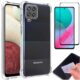 [GL CASES] KIT Capa Capinha Case Samsung Galaxy M53 Slim Clear Anti Impacto Reforçada Silicone Transparente Flexível Anti Choque + Pelicula Samsung Galaxy M53 De Vidro 3D Cobertura Total