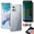 [GL CASES] Kit Capa Moto E13 Case Capinha Motorola Moto E13 Anti Impacto Reforçada Silicone Transparente Flexível Proteção De Câmera + Pelicula Privacidade Vidro Anti Spy Espião