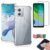 [GL CASES] Kit Capa Moto E13 Case Capinha Motorola Moto E13 Anti Impacto Reforçada Silicone Transparente Flexível Proteção De Câmera + Pelicula De Vidro 3D 9H Cobertura Total