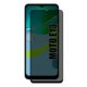 [GL CASES] Pelicula Moto E13 Pelicula Privacidade Motorola Moto E13 Anti Risco Película Privativa De Vidro Temperado 3D Proteção 9H Anti Espião Cobertura Total Da Tela + Kit Limpeza Para Aplicação